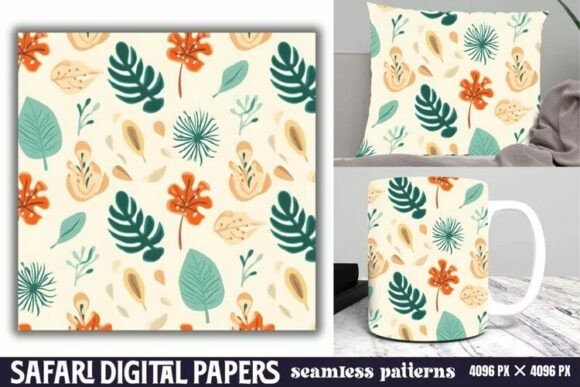 Download Safari Digital Papers Pattern - Premium Resources