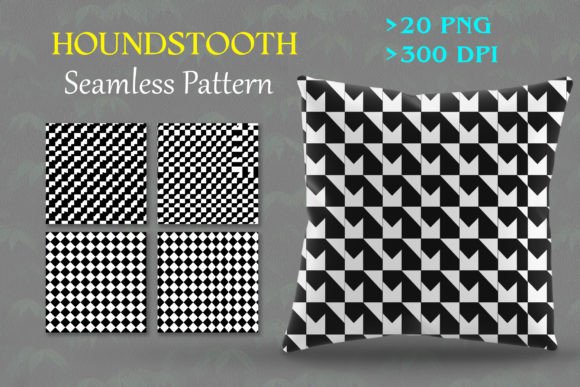 Download Houndstooth Seamless Pattern - Premium Resources