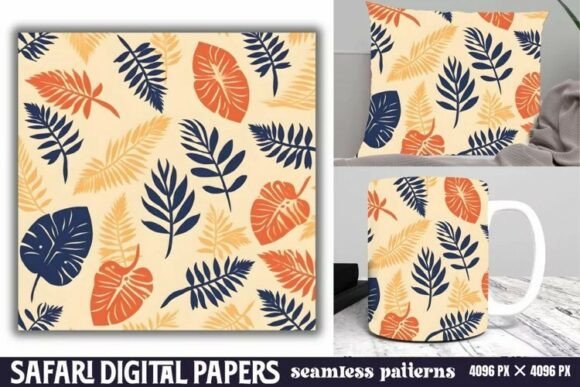 Download Safari Digital Papers Pattern - Premium Resources
